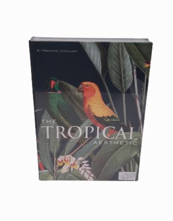 Caixa livro verde escuro, the tropical