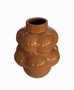 Vaso de cerâmica detalhes de bola, cor terra cota M